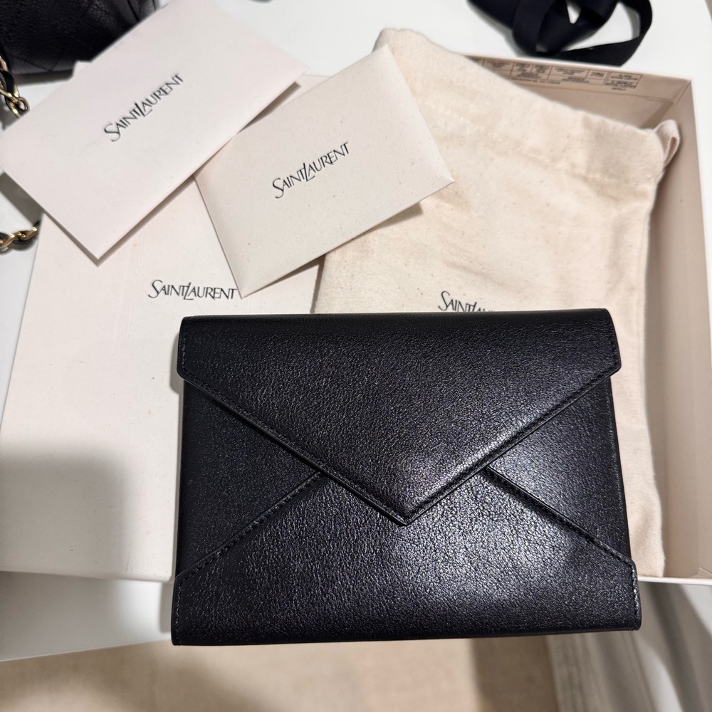 Saint Laurent Letter Wallet New